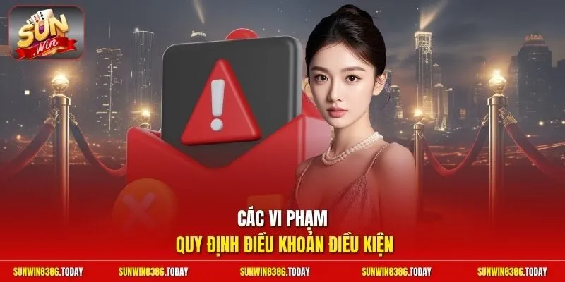 Các vi phạm quy định điều khoản điều kiện