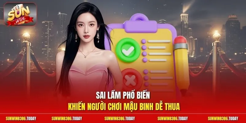 Cách Xếp Bài Mậu Binh | Sắp Chi Chuẩn Đè Bẹp Đối Thủ Cực Dễ 4 Sunwin Sai lầm phổ biến khiến người chơi Mậu Binh dễ thua